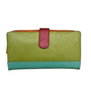 RFID Leather Smart Phone Wallet